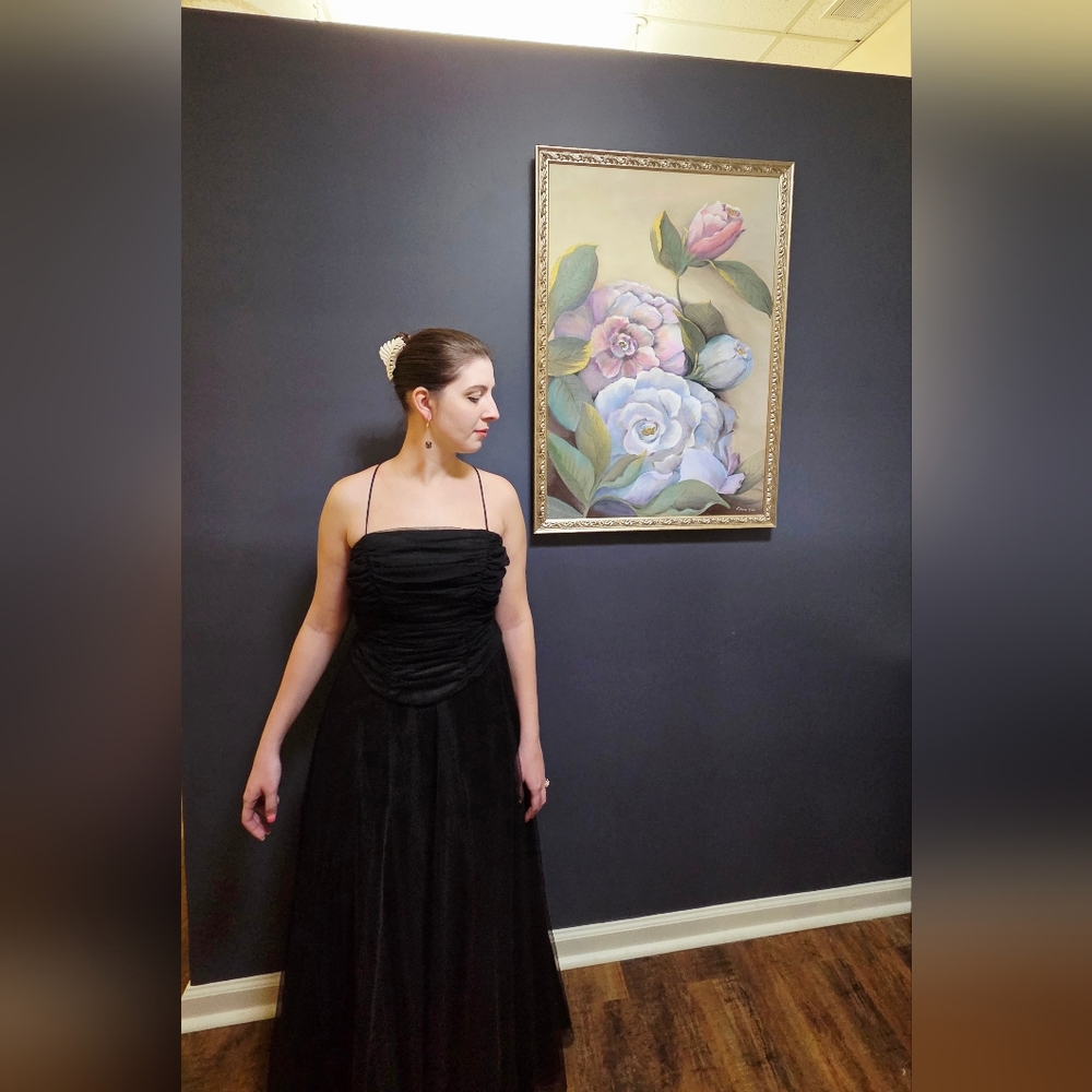 Black Strapless Dress